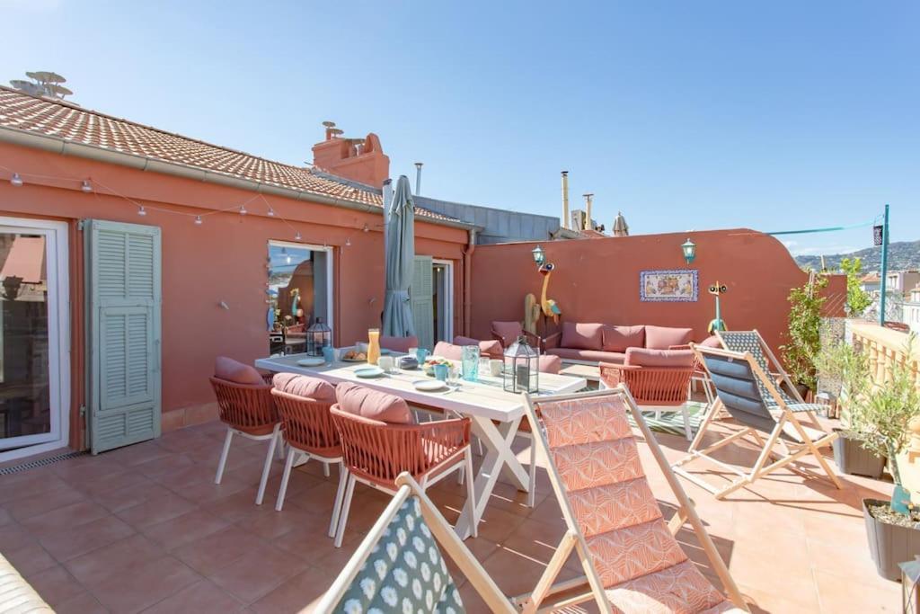 #48 Suite Jean Top Floor Terrace 5Min Walk Sea Ac Nice Exteriér fotografie