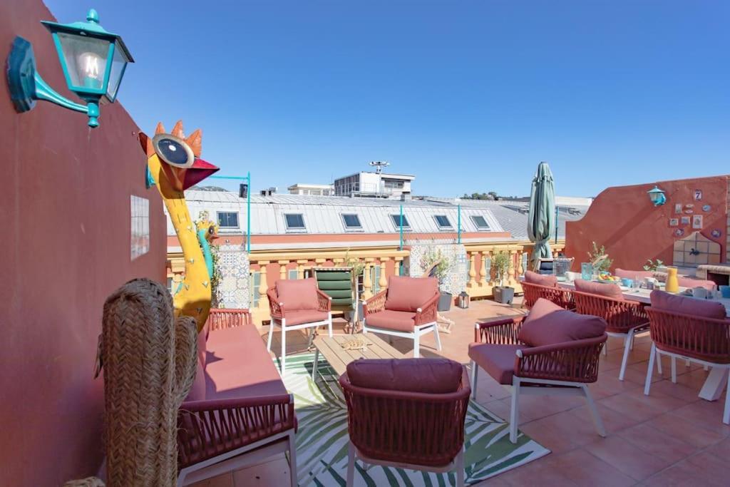 #48 Suite Jean Top Floor Terrace 5Min Walk Sea Ac Nice Exteriér fotografie